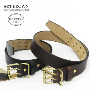 ART BROWN アートブラウン ホーウィン社 クロムエクセル レザー 35mm幅