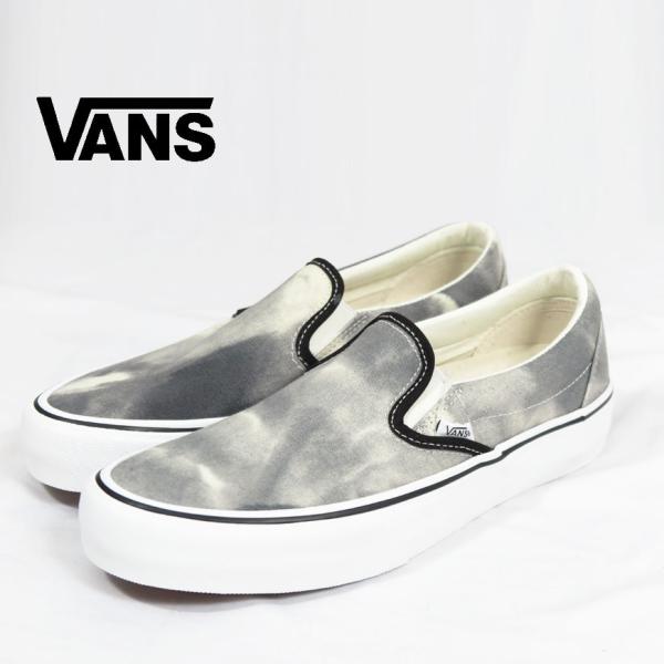 VANS バンズ スリッポン BLEACH WASH BLACK SLIP-ON VR3 スニーカー...