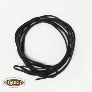 WESCO ウエスコ 純正Leather Lace レザーレース シューレース 84インチ ブラック｜earthmarket1