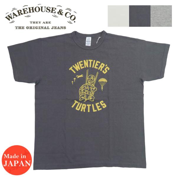 ウェアハウス WAREHOUSE 半袖 プリントTシャツ &quot;TWENTIER&apos;S TURTLES&quot; ...