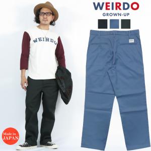 WEIRDO（ウィアード） T/Cツイル ワークパンツ WIND UP WRD9903 GLAD