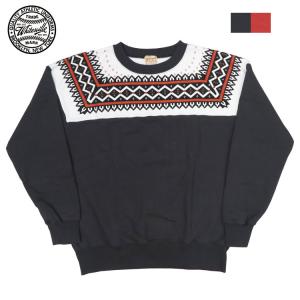 空 KU エスニック柄フルジップスウェット（トレーナー）パーカー