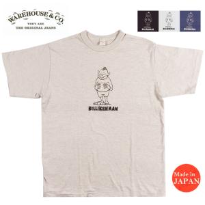 ウェアハウス WAREHOUSE 半袖 Tシャツ Yusuke Hanai × WAREHOUSE Co. Lot 4601 THE STANDING BILLIKENMAN 花井祐介 YHWH4601-TheSta【2026年秋冬新作】｜EARTH MARKET