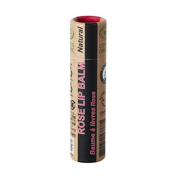 Earth Sense リップバーム ローズ COSMOS ORGANIC 認証 パームオイルフリー...