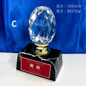 アーストロフィー 3Dクリスタル+天然石トロフ...の詳細画像2