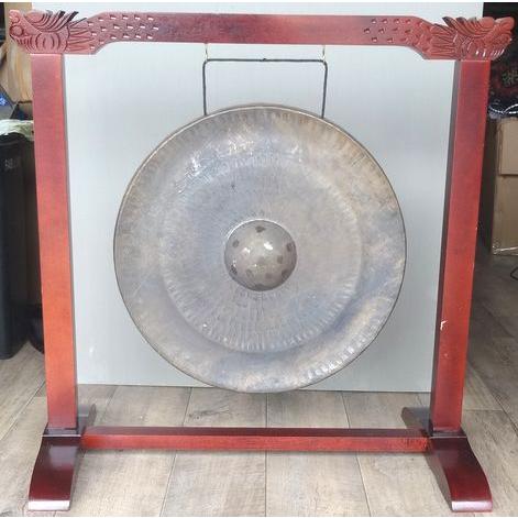 ベトナムゴング《銅鑼》☆スタンド付き45cm径（バチ付き）