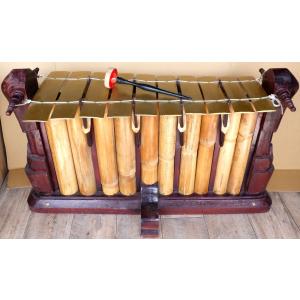 ダン・トゥ〈ベトナム民族楽器 弦楽器 月琴〉 : 地球雑貨アース