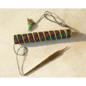 チーク材製☆小型ダンバウ=螺鈿装飾=《折り畳み式》〜ピック・アップ