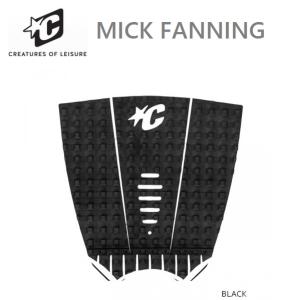 日本正規品 送料無料 CREATURES OF LEISURE クリエイチャー  ミック・ファニング MICK FANNING BLACK ブラック TRACTION デッキパッド