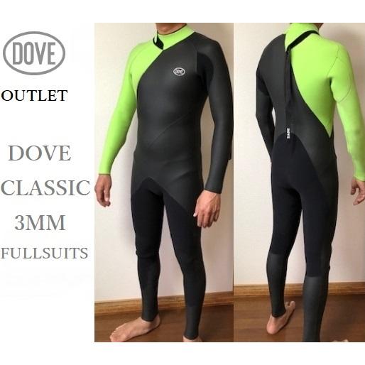 OUTLET 新品 DOVE ダブ メンズ CLASSICタイプ バックジップ ラバー FULLSU...