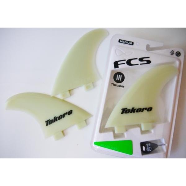 送料無料あり 日本正規品 おすすめ FCS FIN Thruster Tokoro WT-1 Gla...