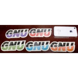 クリックポスト送料無料 GNU ステッカー SNOWBOARD STICKER スノーボード グヌー ヌー シールタイプ　
