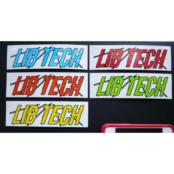 送料無料 LIB TECH リブテック ロゴ ステッカー シールタイプ スノーボード