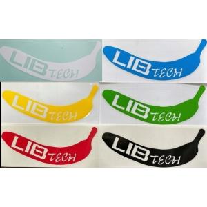 送料無料 LIB TECH BANANA  リブテック ダイカット バナナ ステッカー LARGE スノーボード LIB TECH SNOWBOARD STICKER｜EARTH Yahoo!ショップ