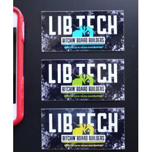 送料込み価格 LIB TECH リブテック ステッカー シールタイプ スノーボード｜earthweb-shop