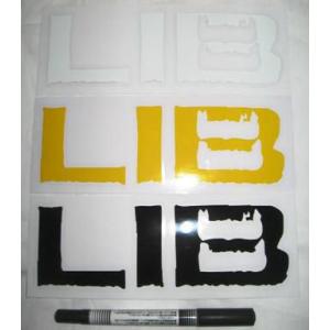 LIB TECH（リブテック） 送料無料 スノーボード ステッカー ダイカット