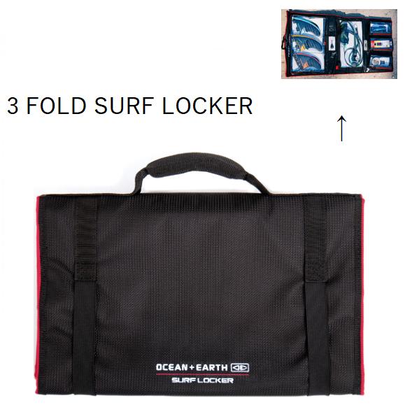 2023 送料無料 OCEAN + EARTH O&amp;E 3 FOLD SURF LOCKER 3フォ...