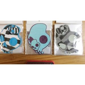 送料無料 SKULLCANDY スカルキャンディー スカルタイプ 大小2枚セット ステッカー シール SURFING SNOWBOARD STICKER サーフィン スノーボード｜earthweb-shop