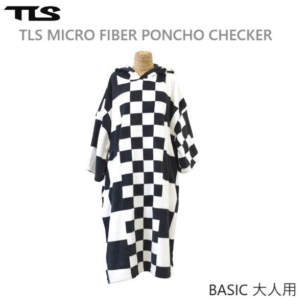 送料無料 TOOLS TLS MICRO FIBER PONCHO CHECKER BASIC 大人...