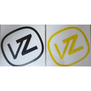 送料185円あり VONZIPPER ボンジッパー ダイカット ステッカー（大）ブラック