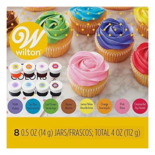 アイシングカラー８セット 0.5oz オンス 食用ジェルカラー お菓子 食紅 着色料 発色 製菓材料...