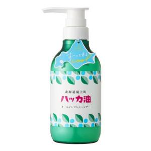 オールインワン シャンプー オーガニック アミノ酸 ノンシリコン 弱酸性 ハッカ油 はっか油 ミント リンスイン クール 冷感 ひんやり 365mL