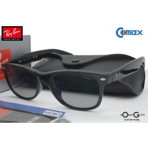 レイバン Ray-Ban NEW WAYFARER ニューウェイファーラ アジアンフィット RB2132F 901L 55  コンベックス 偏光 101グレイ ハードマルチ｜eass