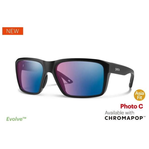 SMITH スミス 偏光サングラス  Backcast Matte Black（CP Glass P...