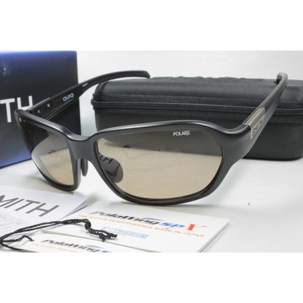 SMITH スミス 偏光サングラス ACTION POLAR Aura オーラ Matte Blac...