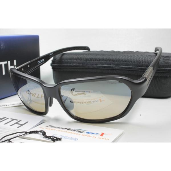 SMITH スミス 偏光サングラス ACTION POLAR Aura オーラ Matte Blac...