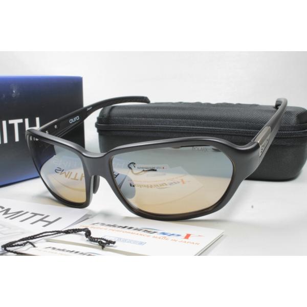 SMITH スミス 偏光サングラス ACTION POLAR Aura オーラ Matte Blac...