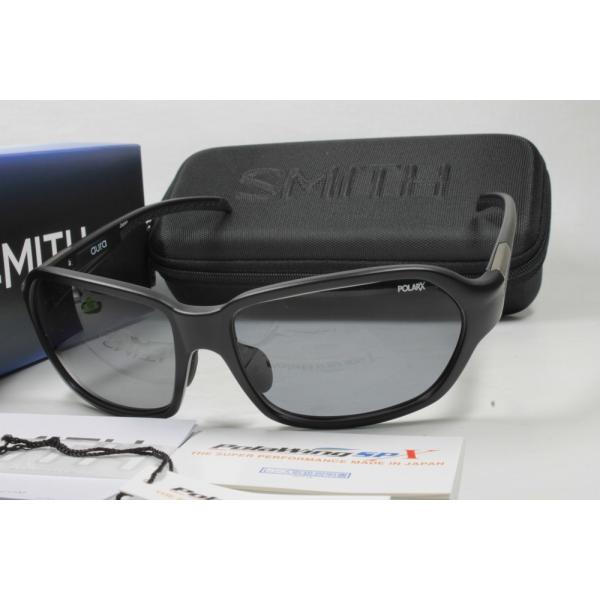 SMITH スミス 偏光サングラス ACTION POLAR Aura オーラ Matte Blac...