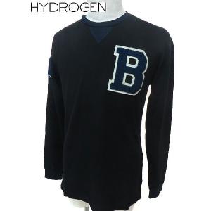 プライスダウン↓↓2014/15AW秋冬新作 HYDROGEN BRONZAJI ハイドロゲン ロングＴシャツ　ブラック｜east-hills