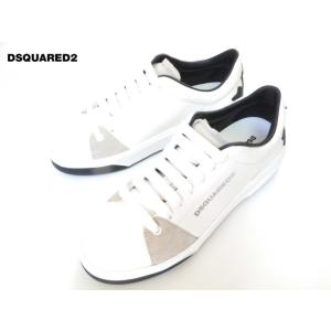 ＤＳＱＵＡＲＥＤ２ ディースクエアード メンズ レザー ホワイトスニーカー 2022-23AW 秋冬新作/ SNM0173-13220001-M07 ホワイト｜east-hills