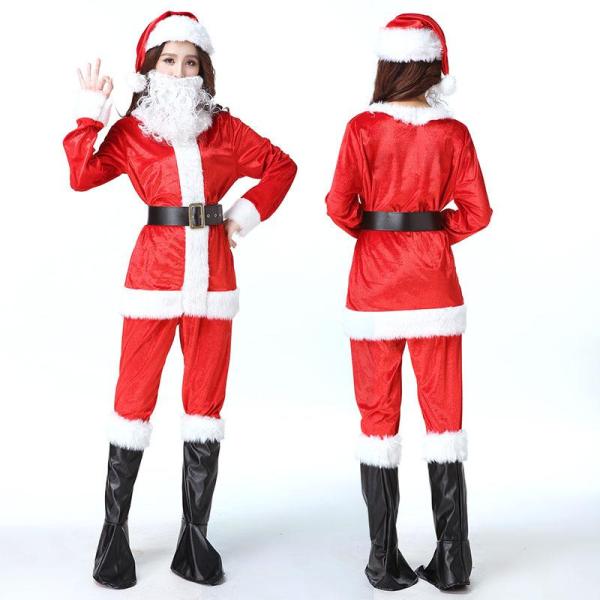 コスプレ レディース メンズ コスチューム サンタコスチューム サンタ クリスマスコスチューム 衣装...