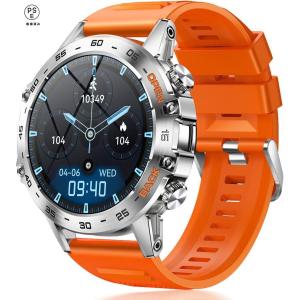 スマートウォッチ【2023年革新モデル 1.39インチ大画面 軍用規格】日本語対応 通話機能付き  100種類運動モード 400mAhバッテリー