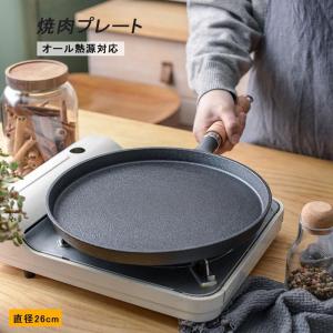 フライパン 鉄鋳物製 鉄板 鉄 鋳物 バーベキュー プレート 厨房用品 調理器具 ガス火 直火 焼く...