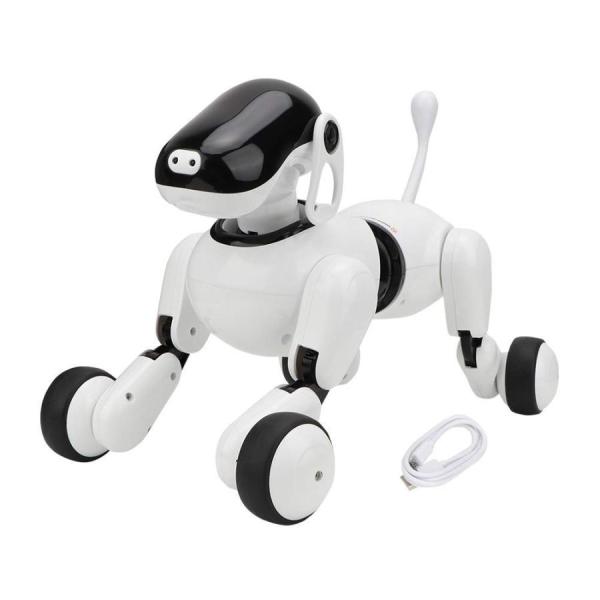 スマートロボット犬、ロボット犬インタラクティブインテリジェントBluetoothウォーキングロボット...