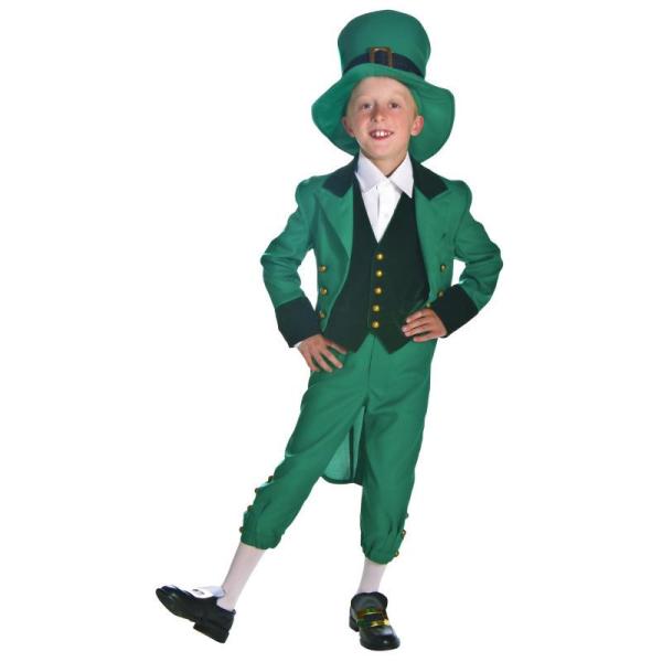 聖パトリックの祝日 緑の日 アイルランド 子供 男の子 妖精 小人 緑 ハロウィン衣装 親子 コスプ...