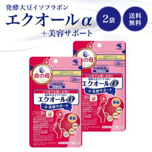 小林製薬 発酵大豆イソフラボン エクオールα プラス美容サポート 約30