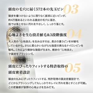エスハートエス スカルプブラシ ワールドプレミ...の詳細画像3