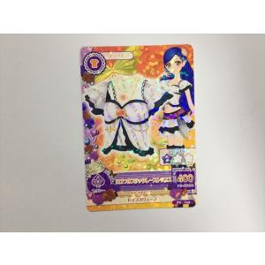 a295【アイカツ カード】 ロゴつきブラックレーストップス PC-135 トップス 1枚 即決