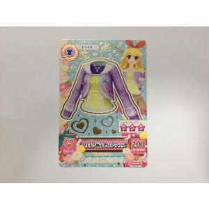 a590【アイカツ カード】 リボン柄ボレロトップス 02-08 トップス 1枚 即決