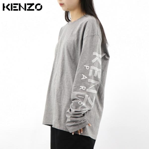 ケンゾー KENZO Tシャツ・カットソー 長袖 F665TS1524BD 95 ユニセックス グレ...