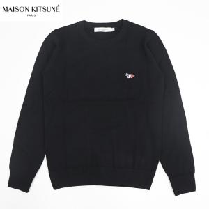 【週末限定SALE】メゾン キツネ MAISON KITSUNE ニット セーター FU00502KT1036 P199 ユニセックス ブラック 新品｜eastend