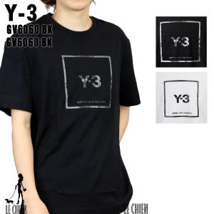 ADIDAS アディダス Y-3 ワイスリー Tシャツ ロゴ GV6060 GV6061 ブラック ホワイト コットン   ユニセックス 新品 並行輸入品