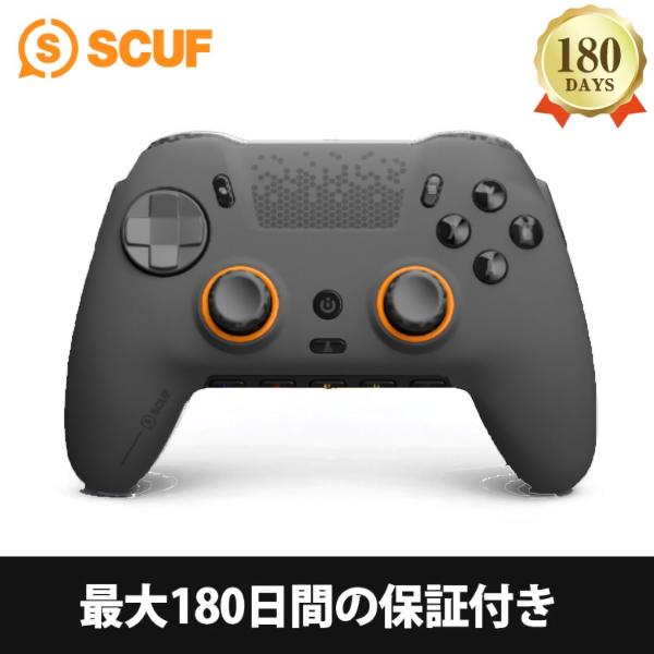 SCUF ENVISION PRO PC用 コントローラー ミニクリーナーボトル付き スティールグレ...