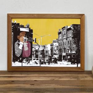 11月中旬入荷予定] ジェリー鵜飼 キャンバスアート F6 no.1 『夜道を