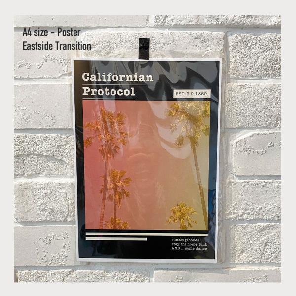 送料無料 インテリアポスター A4「カリフォルニア プロトコル」 おしゃれ ポスター 玄関 リビング...