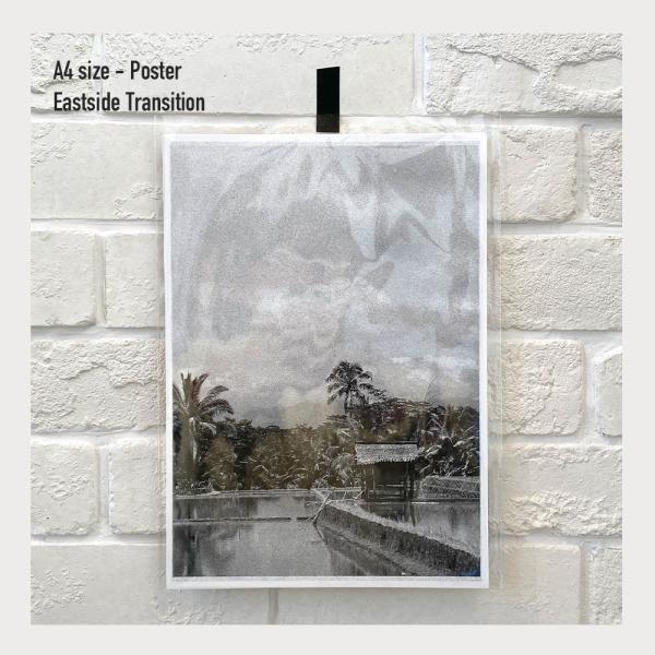 ポスター A4 「Bali」 モノクロ インテリアポスター おしゃれ